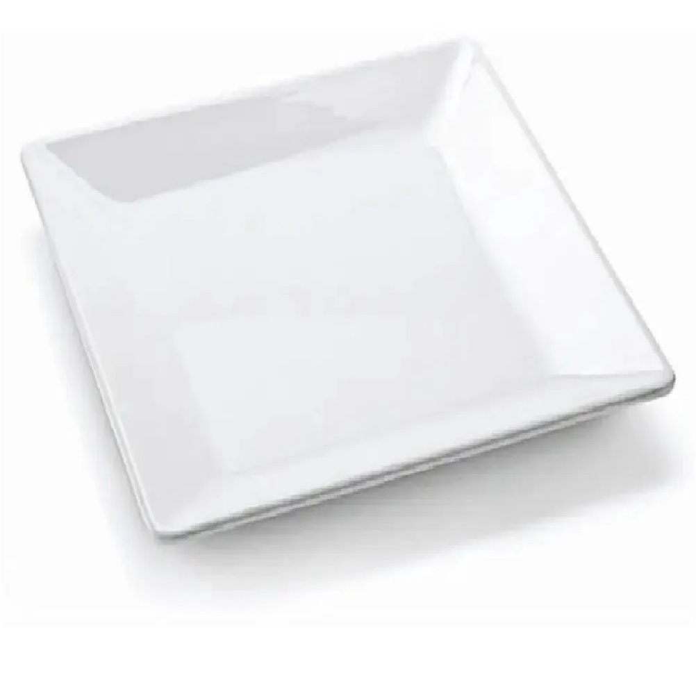 Prato Raso Quadrado Em Melamina 20cm Buffet Restaurante Bar Your House