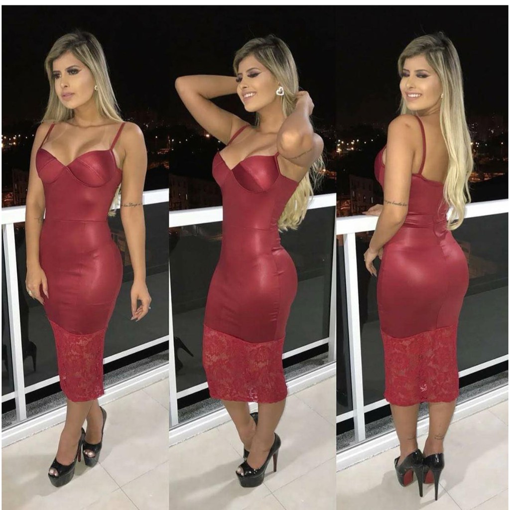 vestido de renda para final de ano