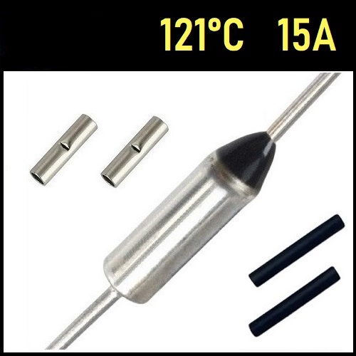 3 Fusível Térmico 15A 121C 121°C 121 Graus 250V