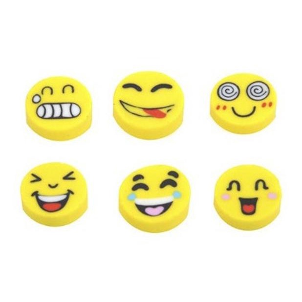 Borracha Emoji Smile Unidades Kaz Shopee Brasil