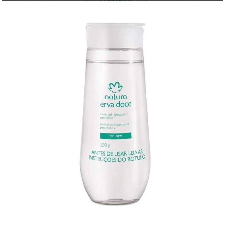 Álcool em gel Natura erva doce