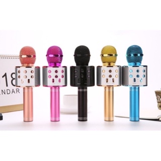 Microfone Karaokê Bluetooth Efeito De Voz Recarregável Modo Selfie em Oferta na Shopee