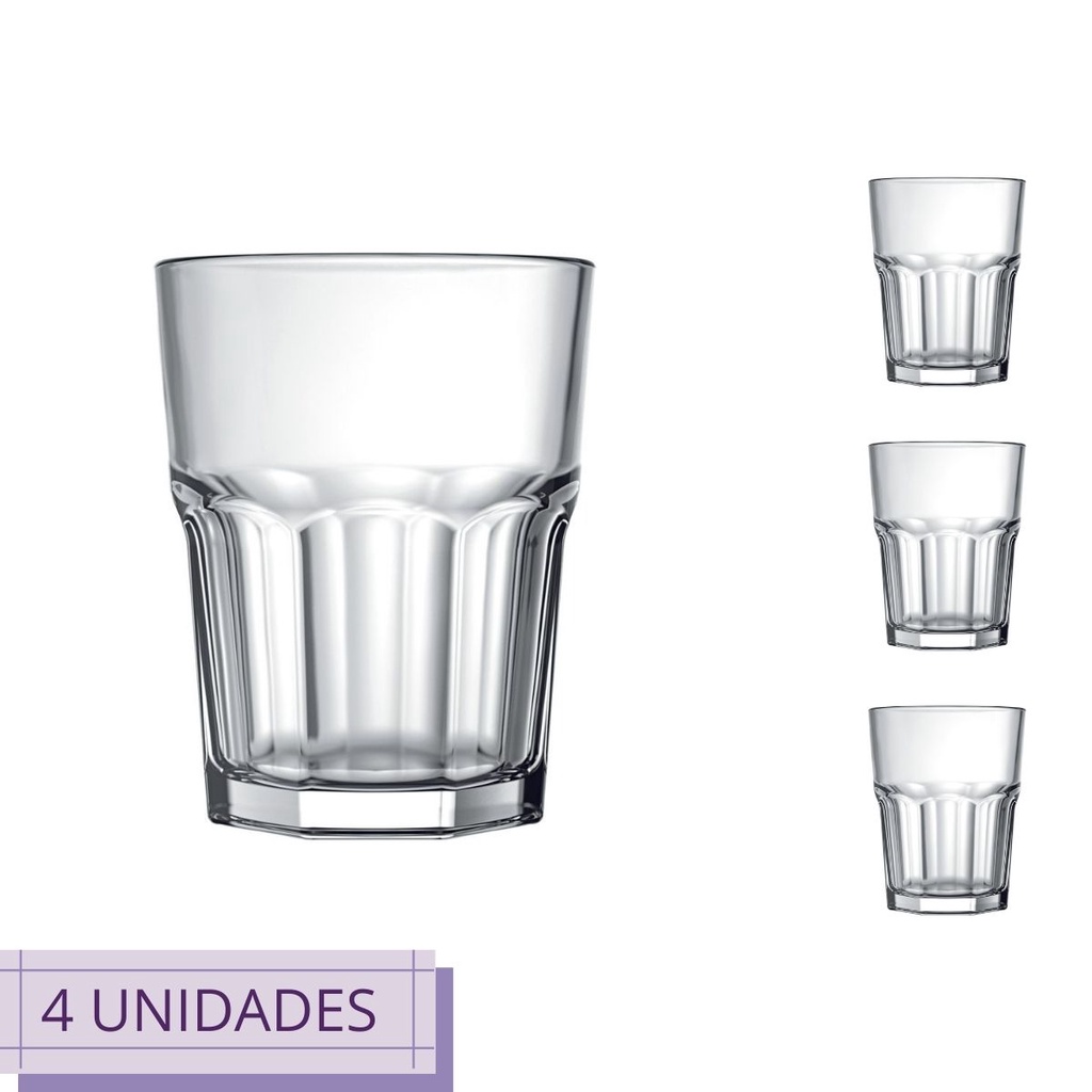 4 Copinhos Shot Bristol 60ml Vodka Bebidas Cachaça Nadir