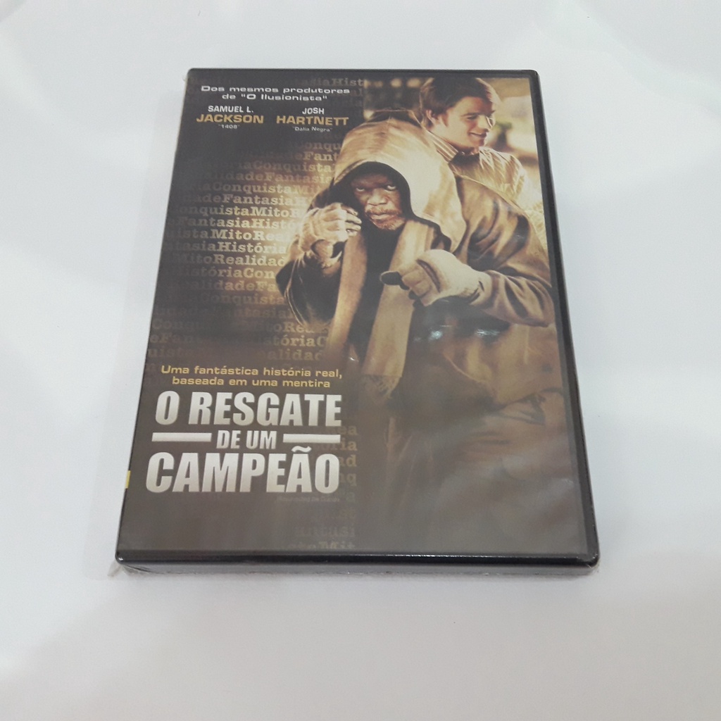 DVD Do Filme O Resgate De Um Campeão Uma Fantástica história Real, Baseada Em Uma Mentira-  Com Samuel l. Jackson E Josh Hartnett Drama Legendado Em Inglês E Português Colorido