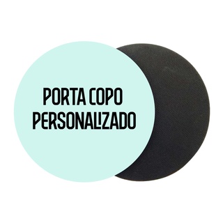 PORTA COPO LATEX 9X9CM PERSONALIZADO