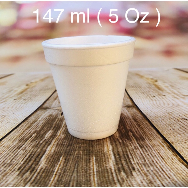 100 copo isopor 147 ml térmico DARNEL 5 Oz cafés bebidas quentes ou geladas// em Oferta na Shopee