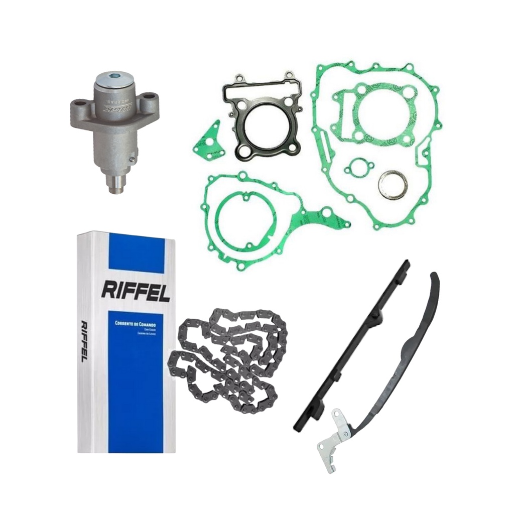 Kit Corrente do Comando Fazer 250 Lander 250 Com Juntas em Oferta na Shopee