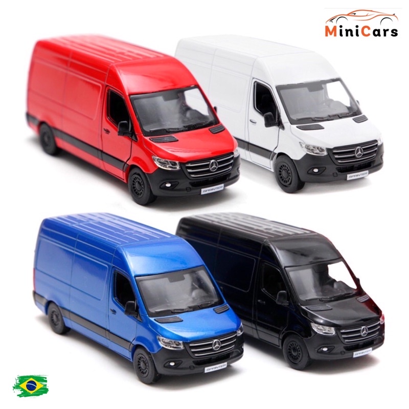 Miniatura Mercedes Bens Sprinter Van de Carga