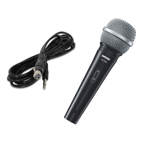 Microfone Shure Sv100 Cardióide E Unidirecional