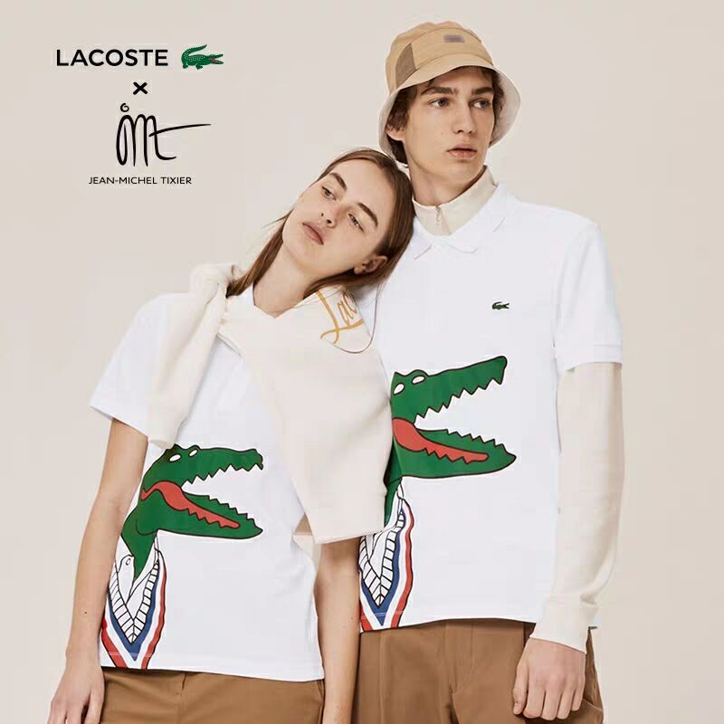 polo lacoste logo grande