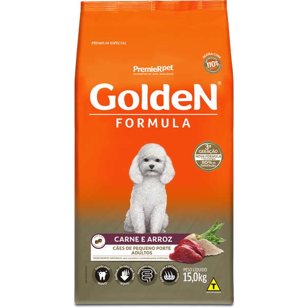 Ração Golden Formula para Cães Adultos Mini Bits Porte Pequeno 15kg em Oferta na Shopee
