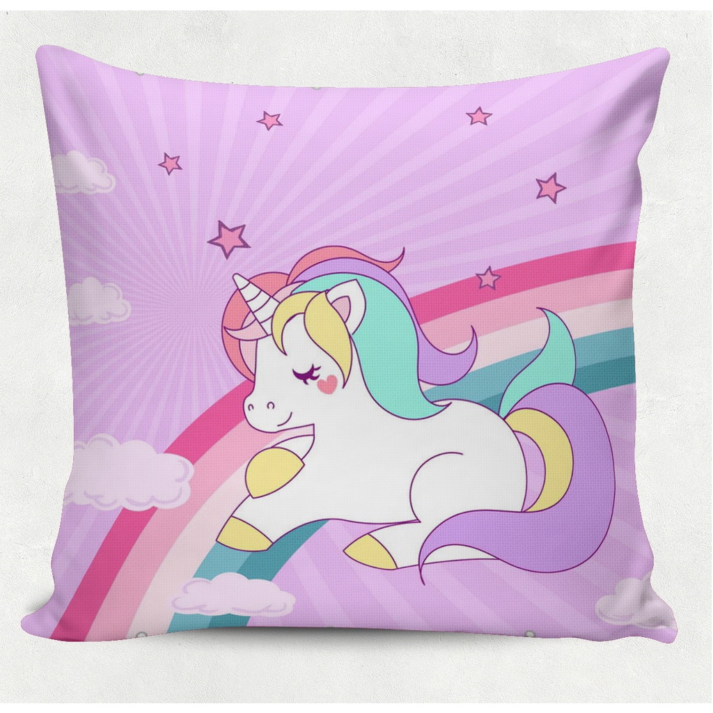 Almofada Personalizada Unicornio em Oferta na Shopee