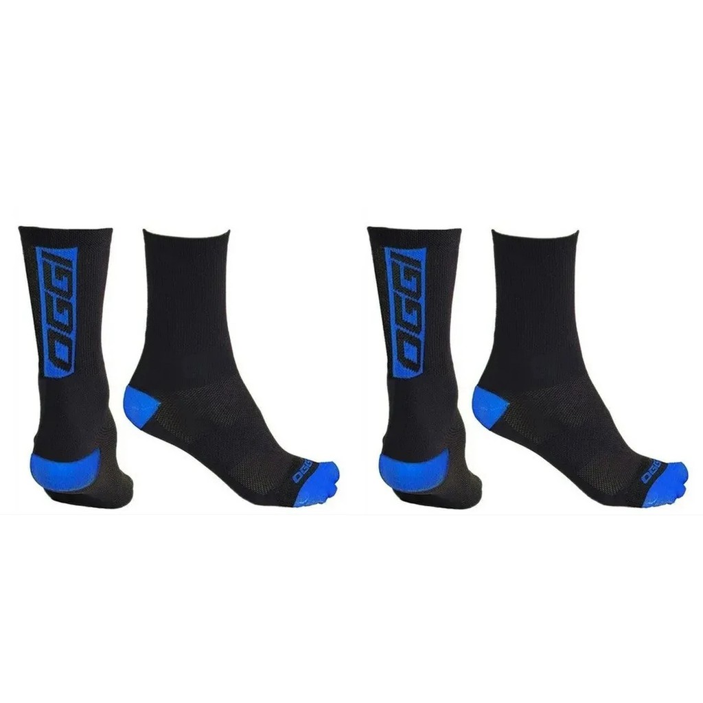 Meia de ciclismo Oggi Ciclista Bike 2 Pares Promoção