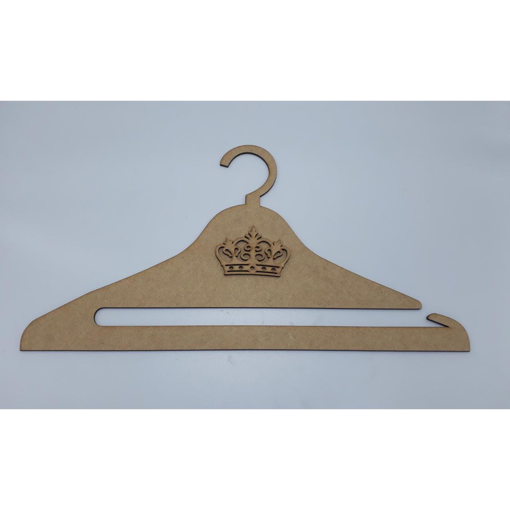 Cabide Porta Lacinhos/Faixas/Tiaras em MDF - Kit com 5 unidades