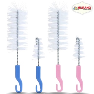 Escova De Lavar Garrafa Mamadeira Copo Taça kit 2 peças kit higiene bebe Kit para mamadeira e bico