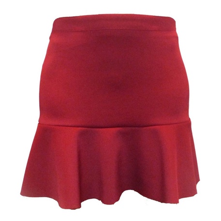 Saia De Babado,juju Panicat,saia Sino Em Neoprene,mini Saia