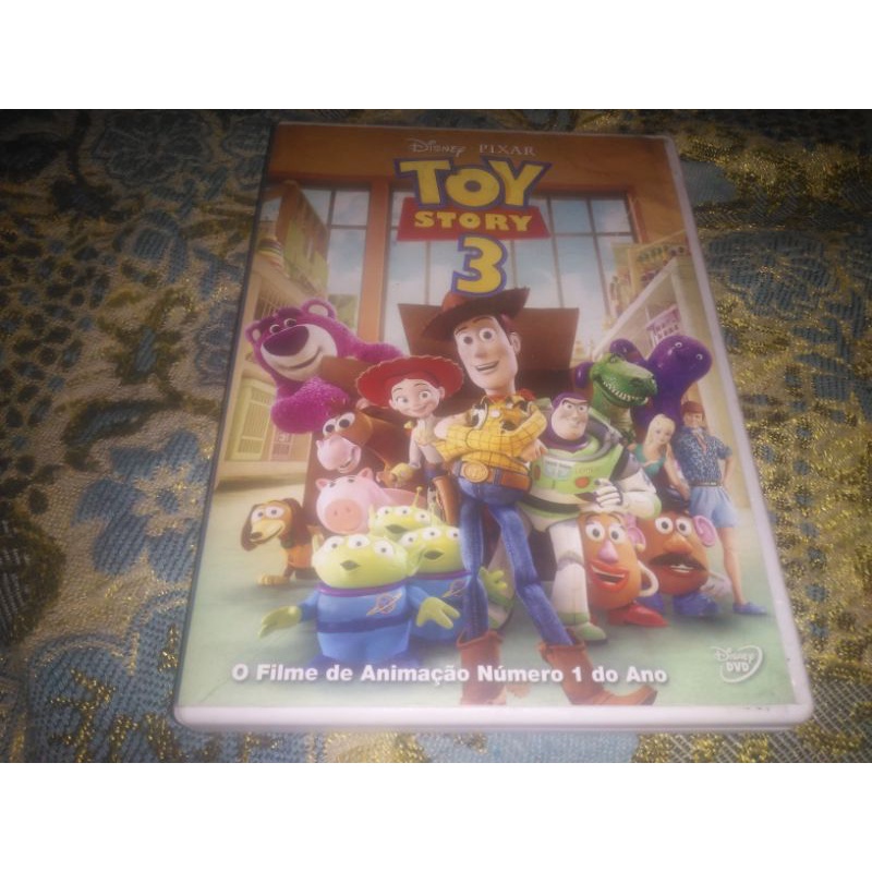dvd toy story 3 usado original leia descrição