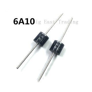 100pcs Diodo Retificador 6a 1000v R-6 6a10,guarante Qualidade