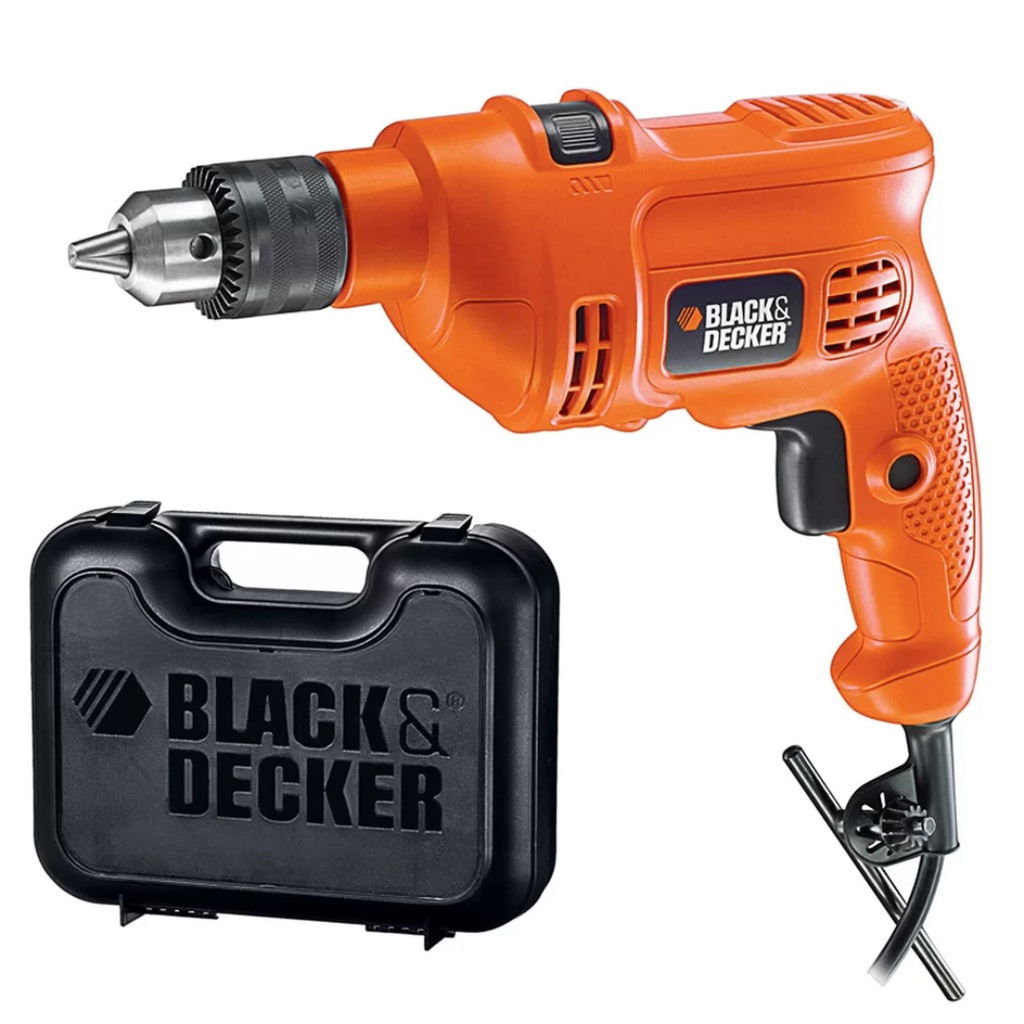 FURADEIRA DE IMPACTO TM500K C/MALETA 110V BLACK E DECKER - Home & Living
