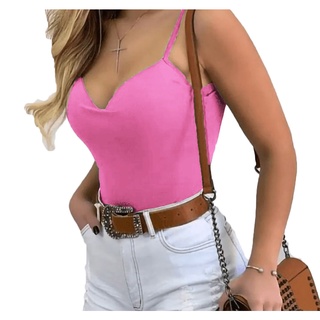 Blusa Feminina Regata Basica Bojo Suplex Verão