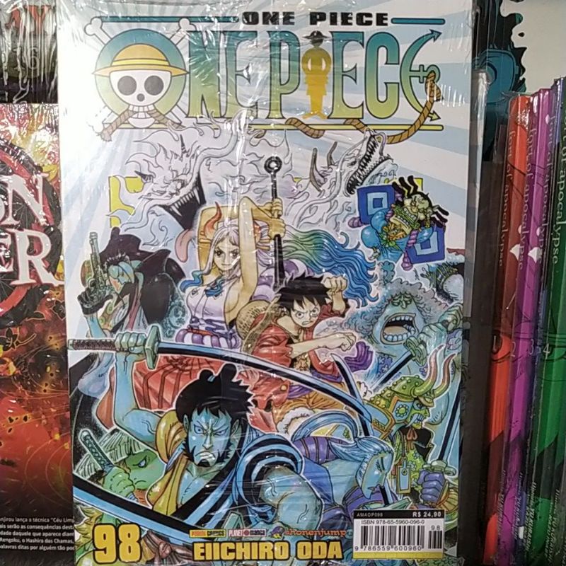 One Piece Edicao 94 95 96 97 98 99 100 101 Manga Panini Shopee Brasil