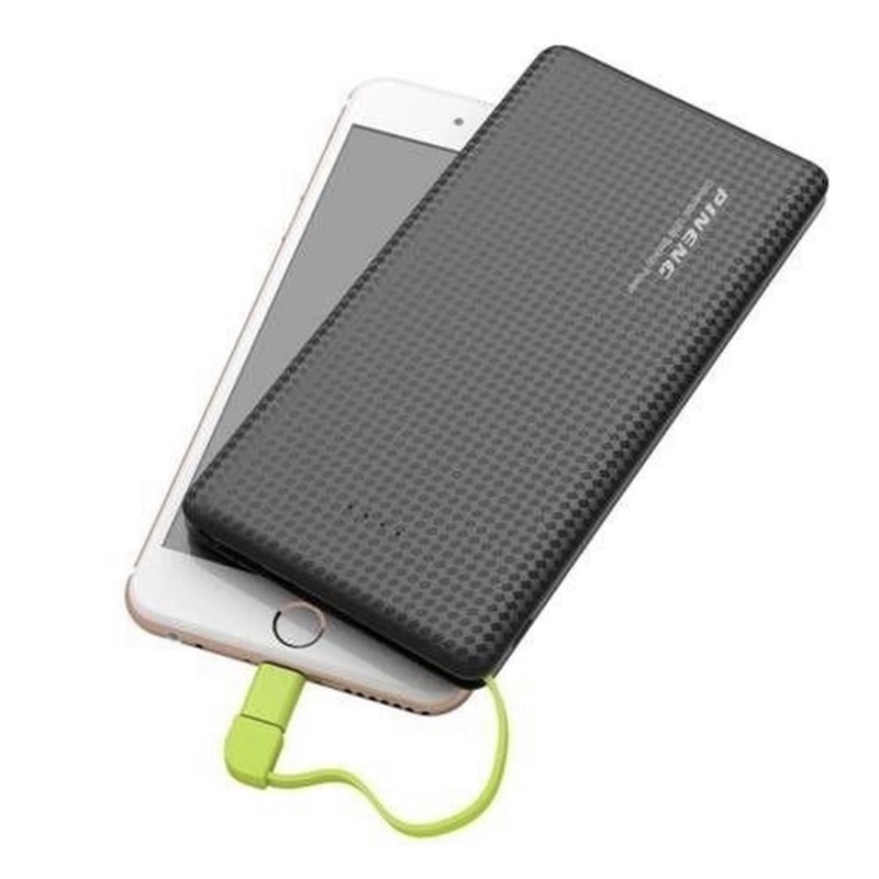 Carregador Portátil Power Bank Universal Pineng Preto 5000mah