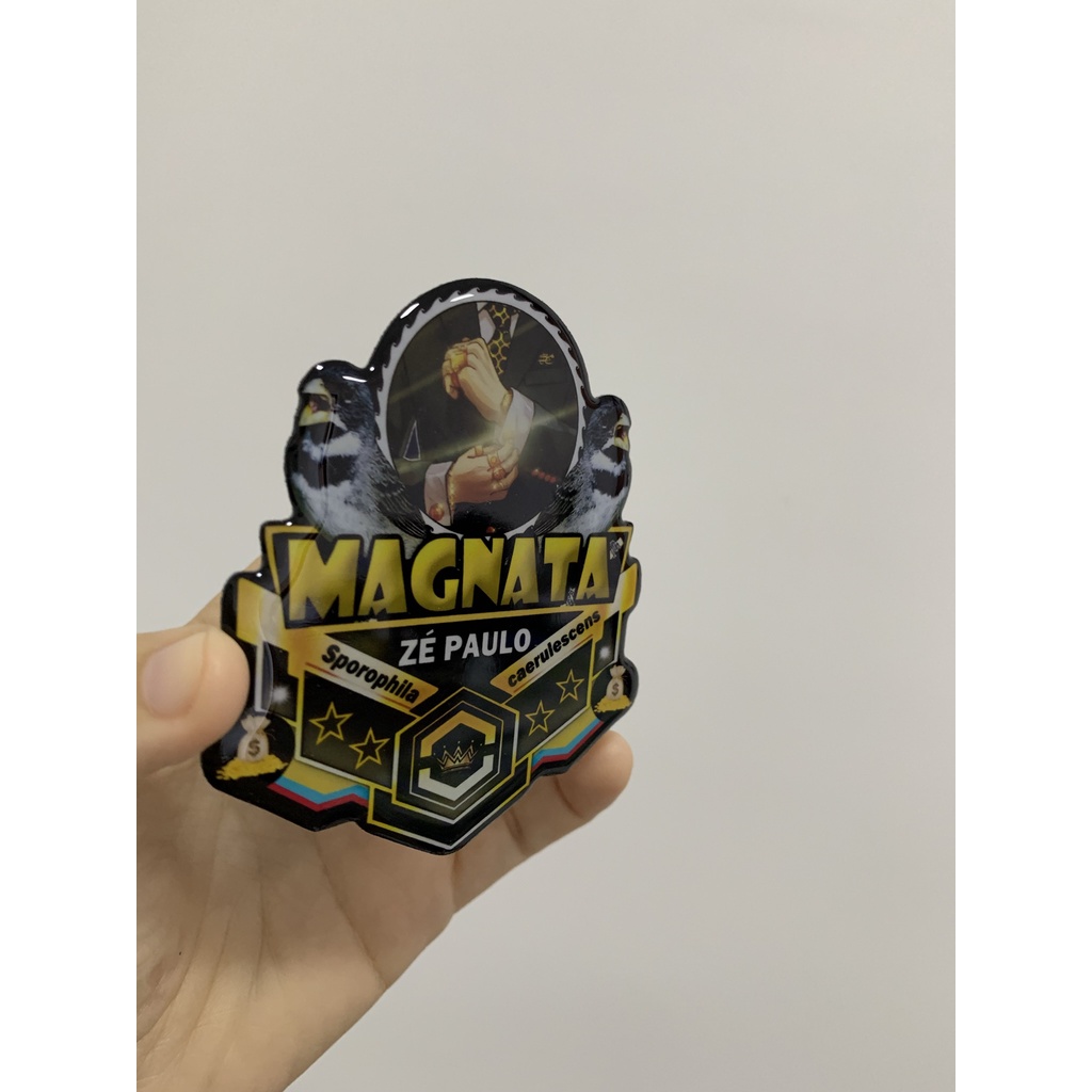 Placa personalizada para gaiola de pássaro; magnata ,placa para coleiro, placa de trinca ferro, placa de azulão, placa de curió, placa de tiziu, placa para galo de campina, placa para caboclinho, placa para sibite, placa para todas espécies de pássaros