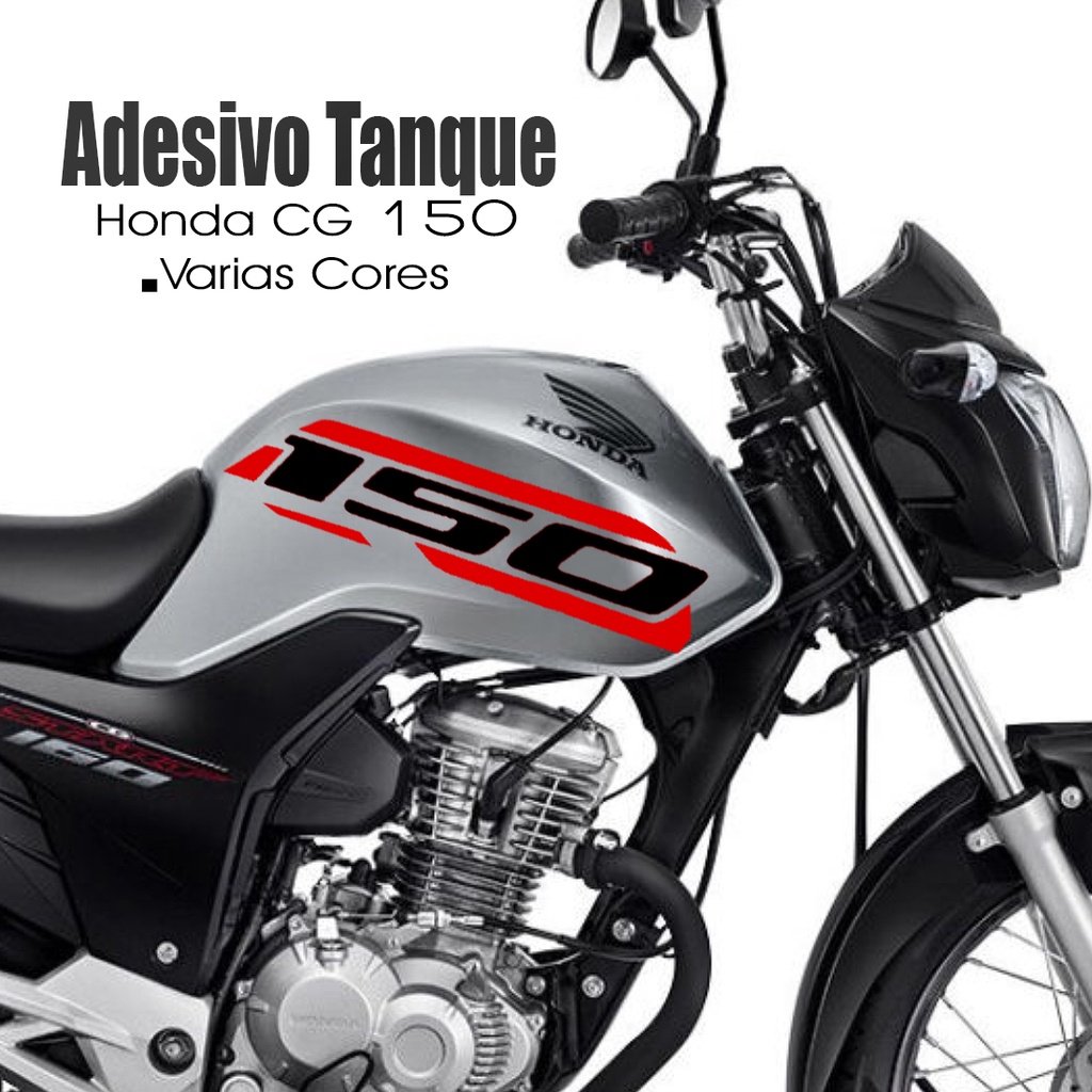 Kit Adesivos de Tanque Premium para Moto Titan 150 Honda | Shopee Brasil