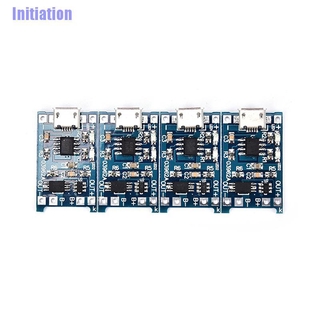 Iniciação 4 Pçs / Lote 1a 5 V Micro Usb 18650 Carregador De Bateria De Lítio Módulo Placa De Carregamento