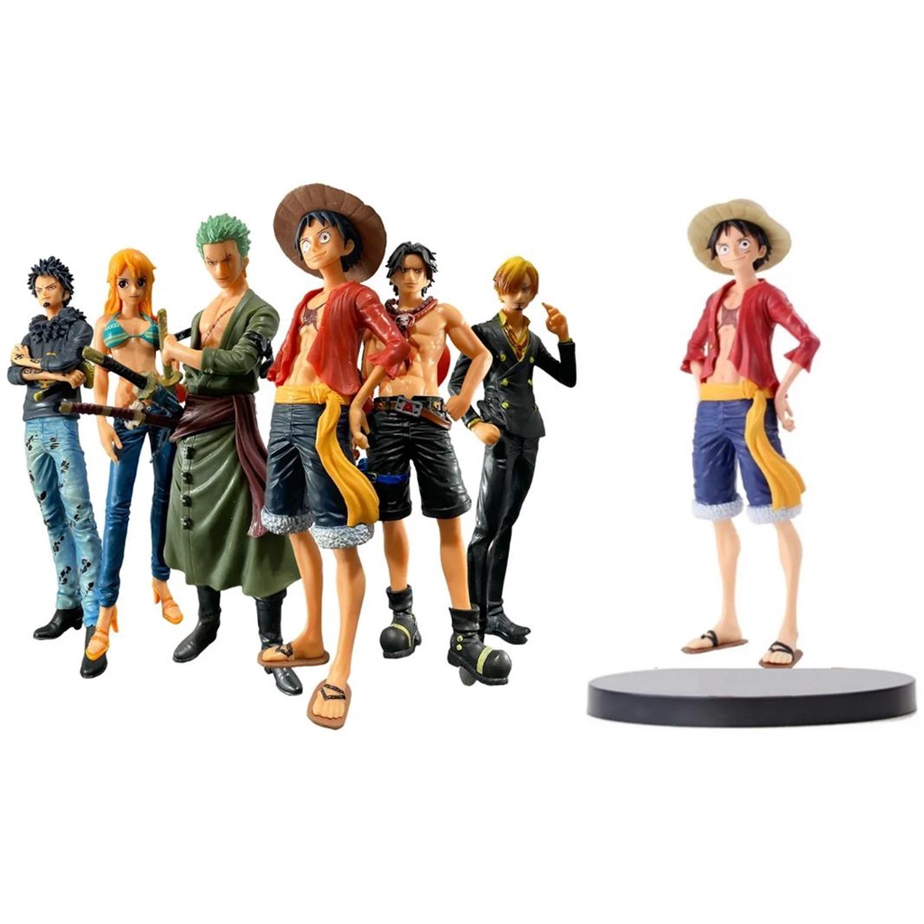 brinquedo One Piece Roronoa Zoro Luffy Sanji Trafalgar D. Water Portga (sem embalagem )
