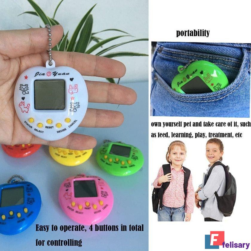 Bichinho Virtual Tamagotchi Bichinho Eletrônico Nostálgico/Brinquedo de Criança -FEL