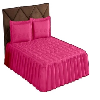 Kit De Jogo Cama Casal Padrão 3 Peças Pink Oferta em Oferta na Shopee