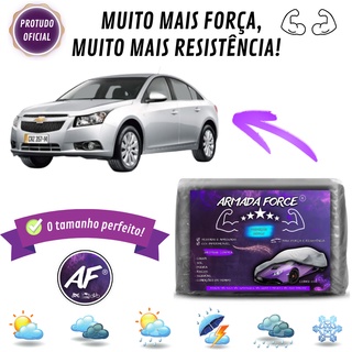 Capa Cobrir Cruze Sedan ARMADA FORCE Impermeável 100% S/F Protege Sol Chuva Poeira P M G Capa Proteção Automotiva Hatch e Sedan Anti-UV Lona Cobrir Carro