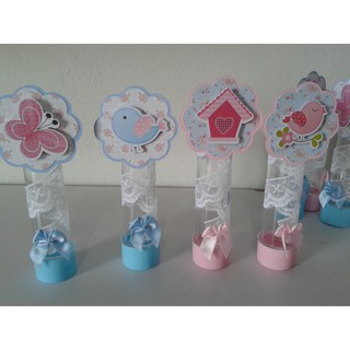15 Tubetes Personalizados Jardim Encantado Ursinha Lembrancinhas Faço Varios Temas