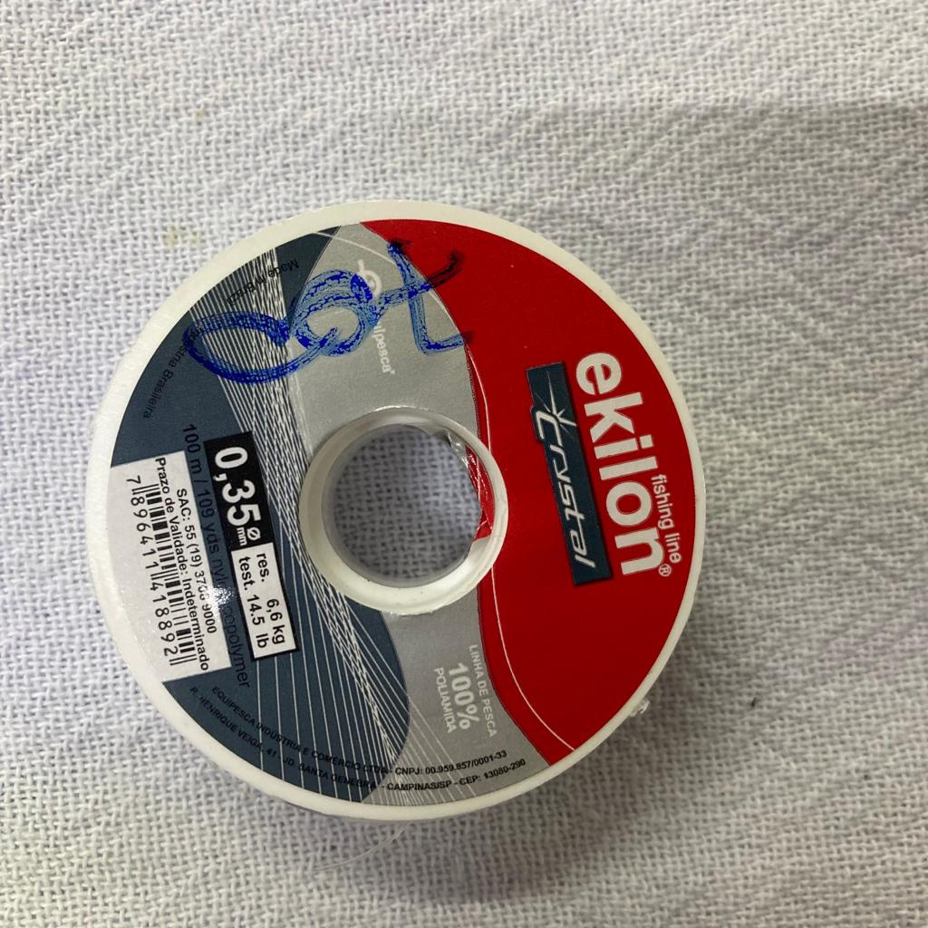 Fio De Nylon 0,35 100m Pesca, Bijuteria, Artesanato, Escolar em Oferta na Shopee