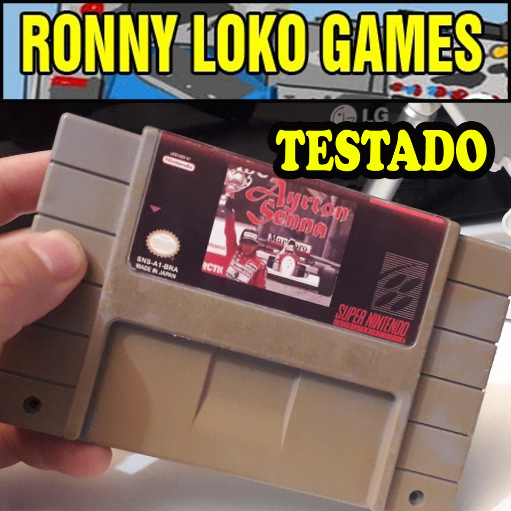 Ayrton Senna Snes | Shopee Brasil