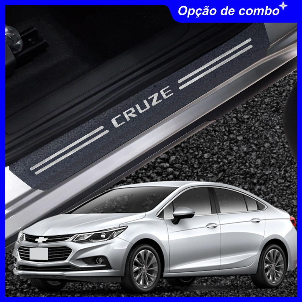 Soleira Chevroleet Cruze Kit 8 Peças em Oferta na Shopee