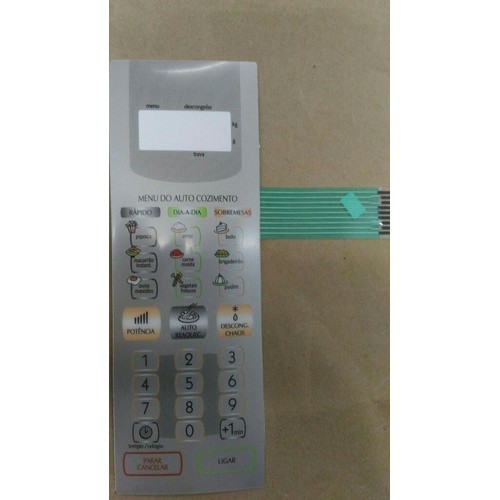 Membrana Teclado  Forno Microondas Panasonic Nnst 358