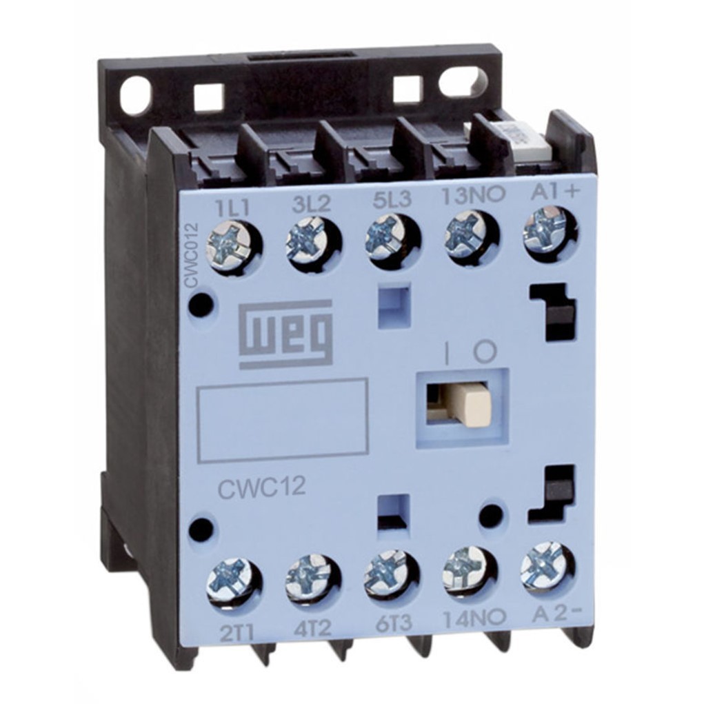 Contator Weg Cwc 012.10E 220v Vac Mini Contator Bobina Vac 12 Amperes para PDW 04