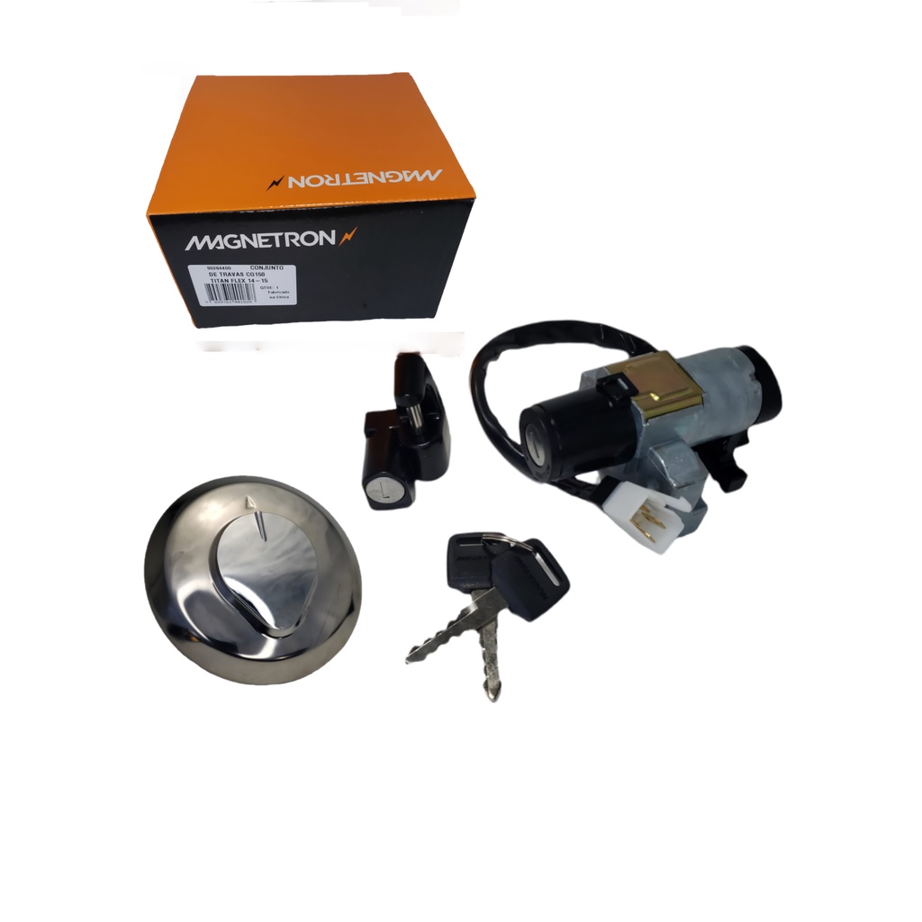 Kit Chave Ignição Cg 150 Titan Flex 2014 a 2015 (3 Peças) em Oferta na Shopee