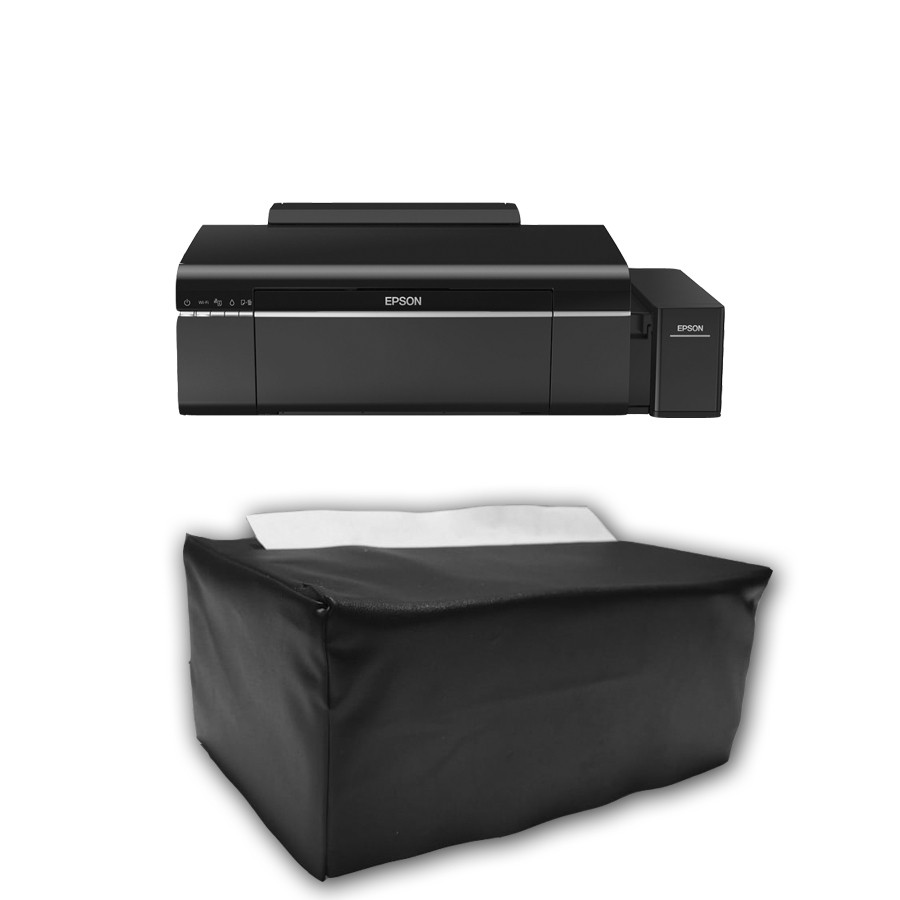 Capa Impressora Epson L805 Impermeável Preta Impermeável