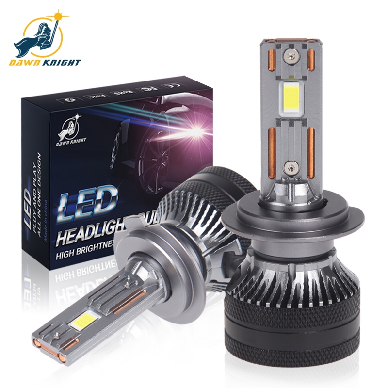 DAWNKNIGHT K5C PLUS 140w lâmpada de led 4300k h4 h7 hb4 h11 h8 farol de carro canbus peças automóveis for projetor refletor 12v 2pcs