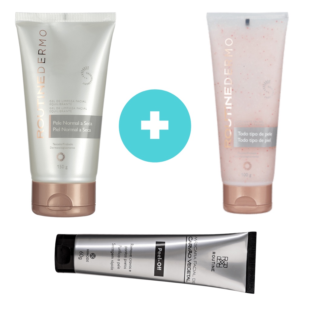 Kit Skin Care de Cuidado Facial Todo Tipo De Pele Elimina Cravos ...