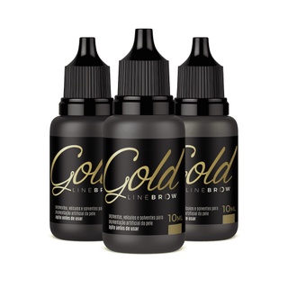 Pigmento Line Brow Mag Color Gold 10ml - Escolha Sua Cor