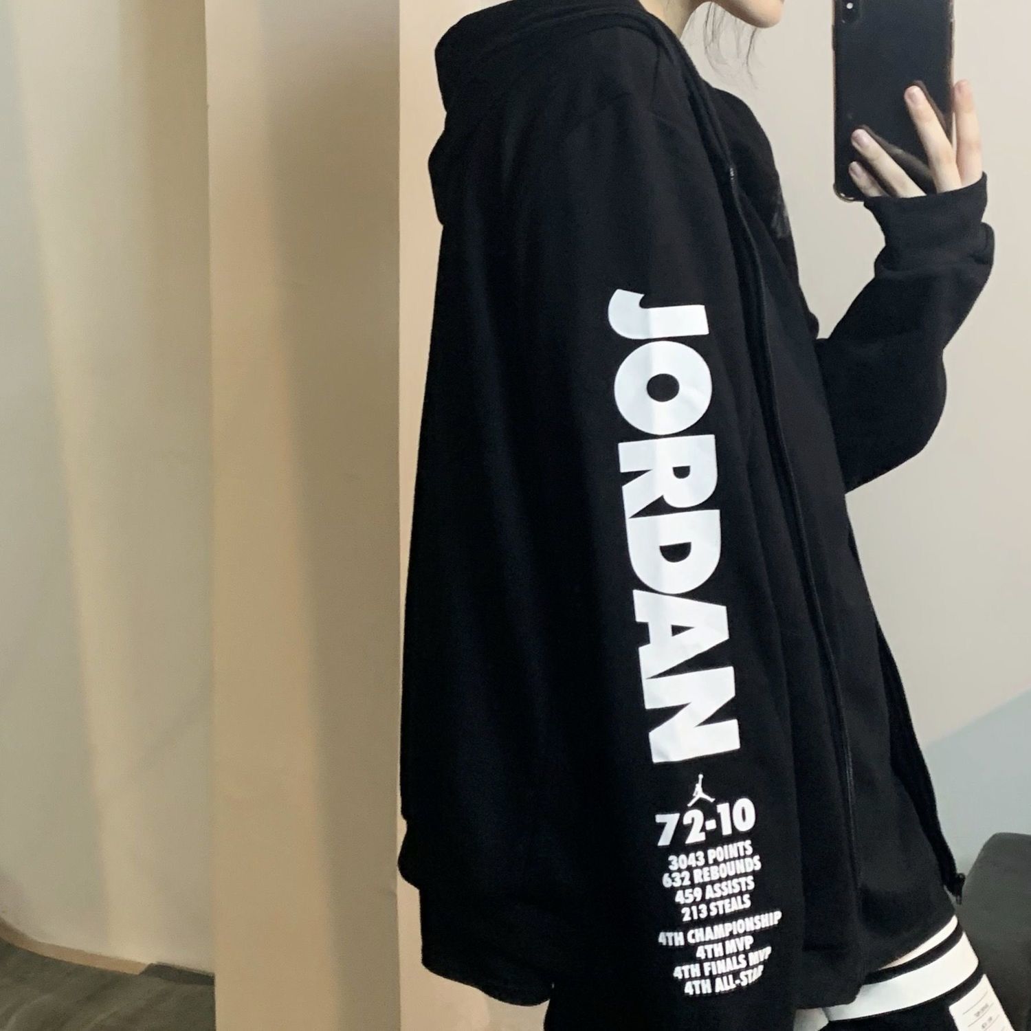 jaqueta de couro nike