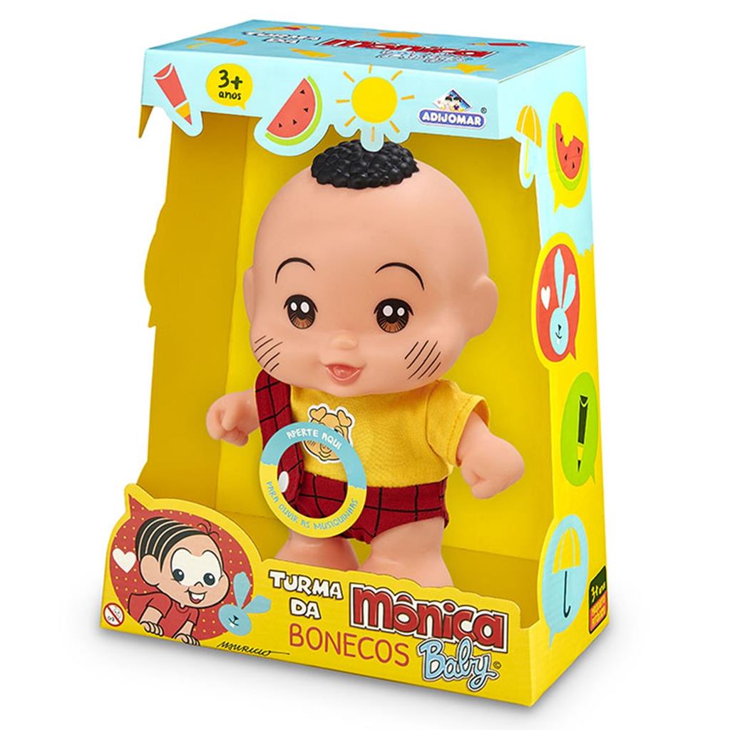 CASCAO TURMA DA MONICA BABY COM SOM - ADIJOMAR