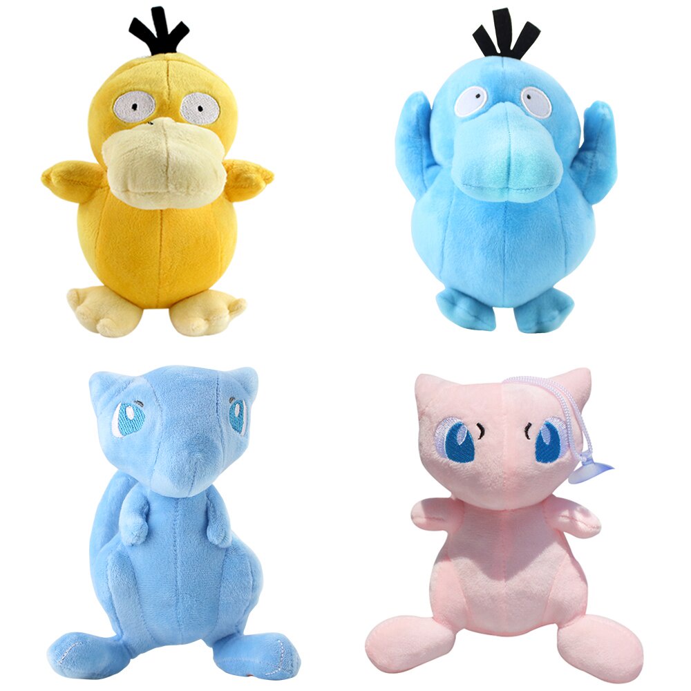 15 18cm Pokemon Go Shiny Mew Psyduck Pokemon Plush Toys Soft Stuffed Doll Shopee Brasil