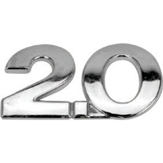 LETREIRO (2.0) VOLKSWAGEN G3 CROMADO em Oferta na Shopee