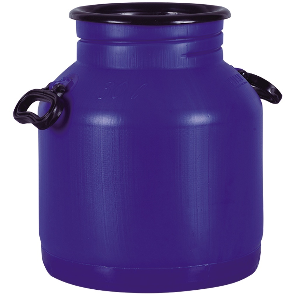 Galão Leite Leiteira 30 Litros Boca Larga Azul Injesul