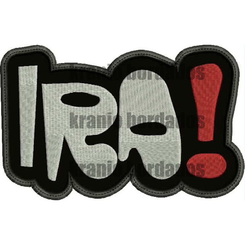 IRA ROCK NACIONAL PATCH BORDADO ENVIO IMEDIATO